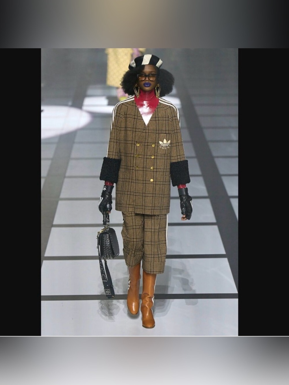 Gucci x Adidas Leather Knee High Boots - Picture 2 of 8